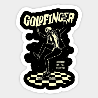 Goldfinger Stickers for Sale | TeePublic